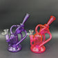 Full Color Glass Twisted Dual Chamber Recycler