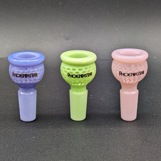 Full Color Single Hole Honeycomb Slide 14mm-Avernic Smoke Shop