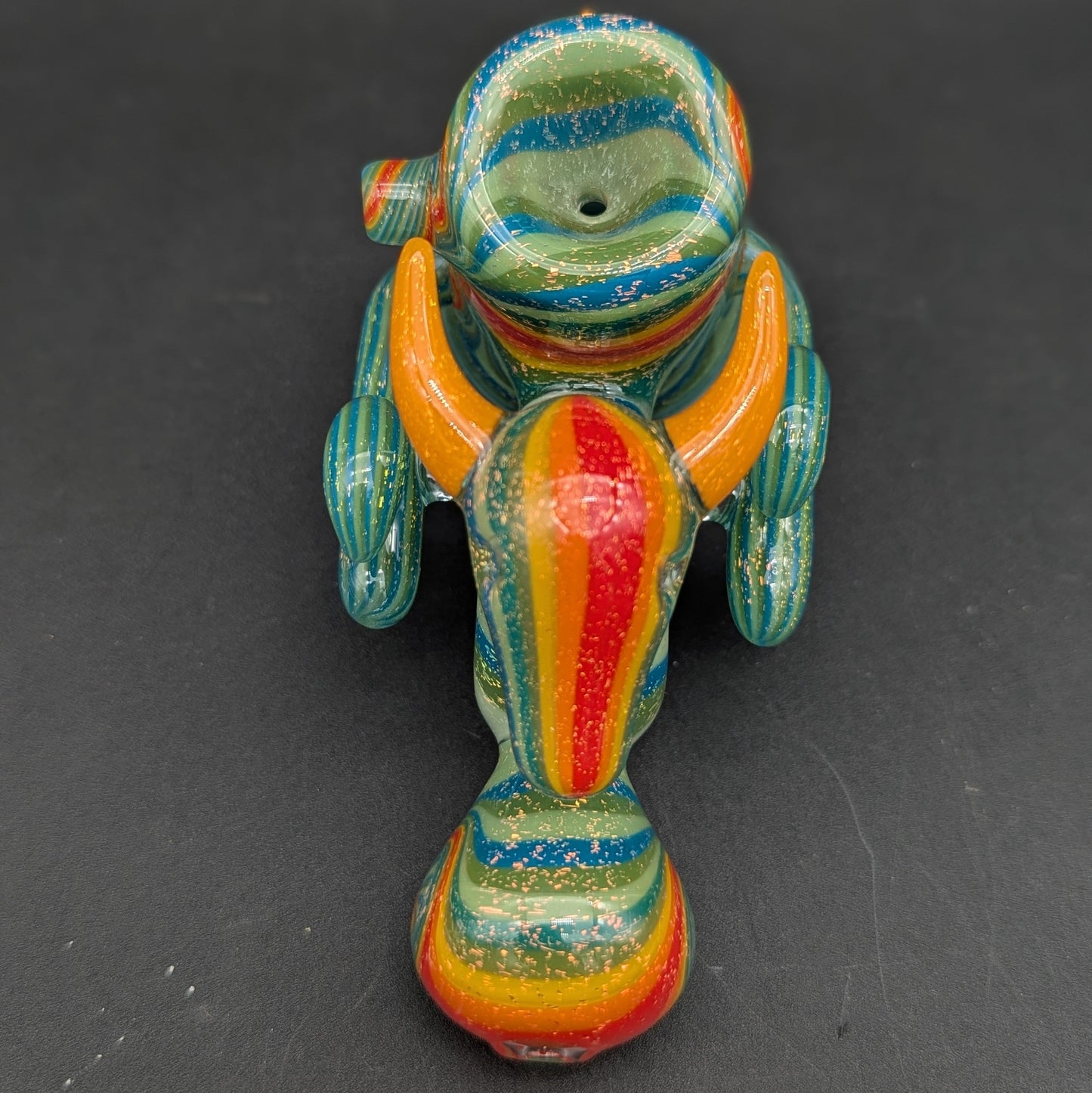 Full Dichro Cactus Hammer Dry Pipe