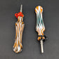 Fully Worked Wig Wag Dab Straw | 5.5" | 10mm-Avernic Smoke Shop
