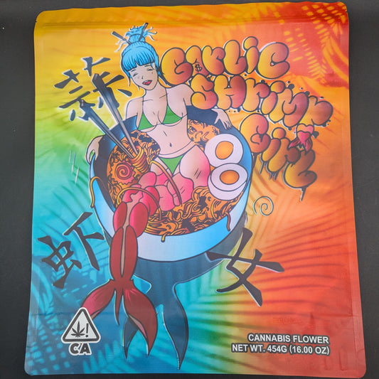 Garlic Shrimp Girl 1 Pound Mylar Bags