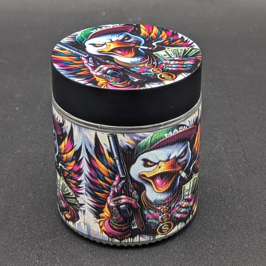 Glass Cash Money Eagle Storage Jar 7g
