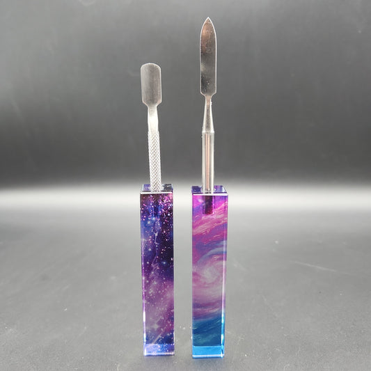 Glass Galaxy Handle Dab Tools-Avernic Smoke Shop