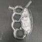 Glass Knuckles Blunt Bubbler-Avernic Smoke Shop