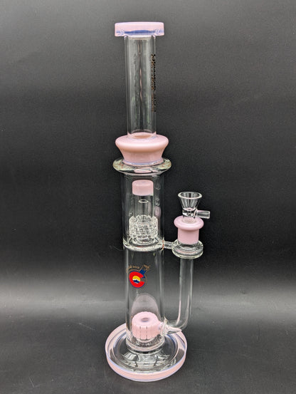 Glasslab 303 16" Dual Perc Straight Tube-Avernic Smoke Shop