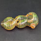 Gold Fumed 4" Twisted Spoon Pipe