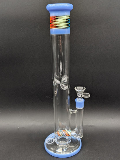 Greek Glass 14" Wig Wag Gridded Inline
