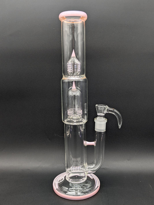 Greek Glass 16" Kingstem Dome Perc