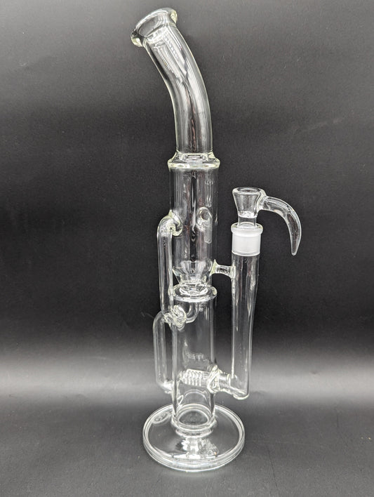 Greek Glass 16.5" Recycler 2.0 Bong