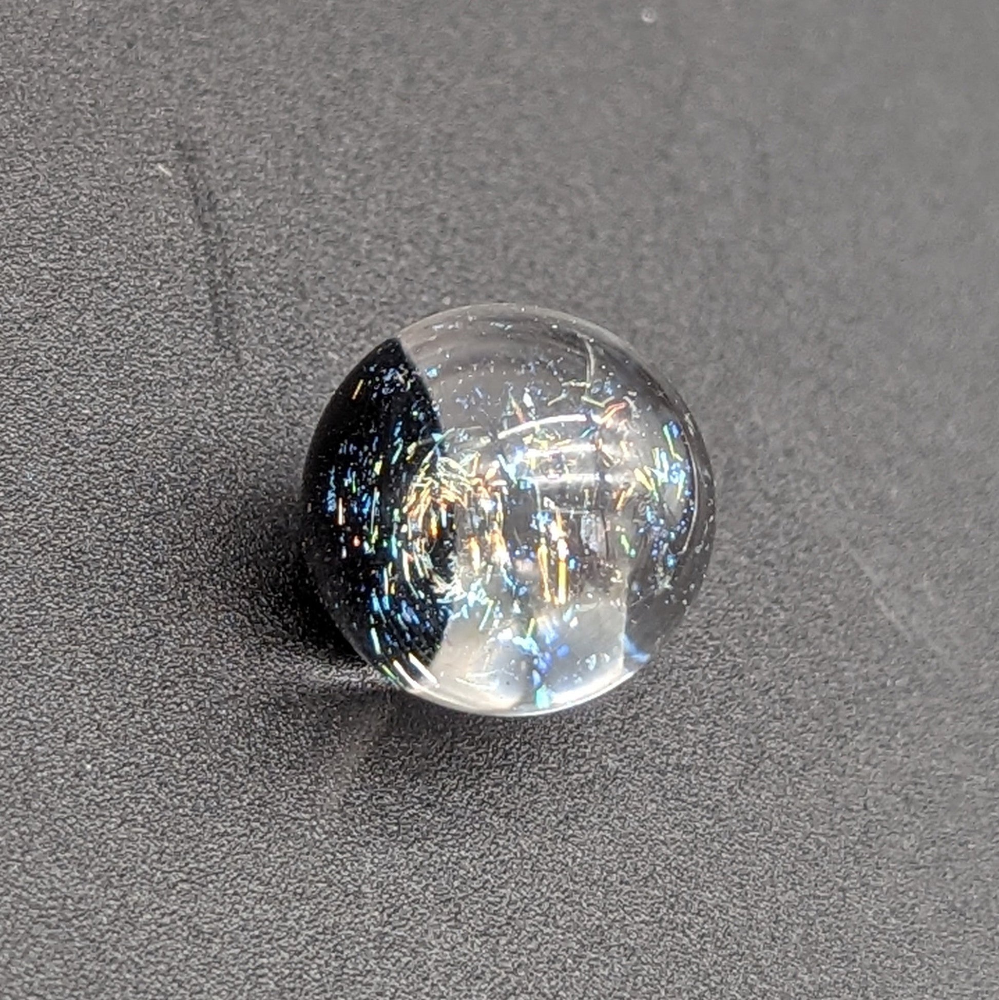 Greek Glass 16mm Dichro Marble-Avernic Smoke Shop