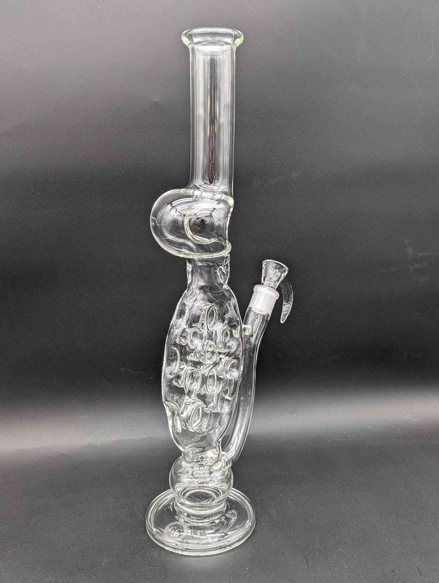 Greek Glass 18" Swiss Tube 2.0 - Side Feeder