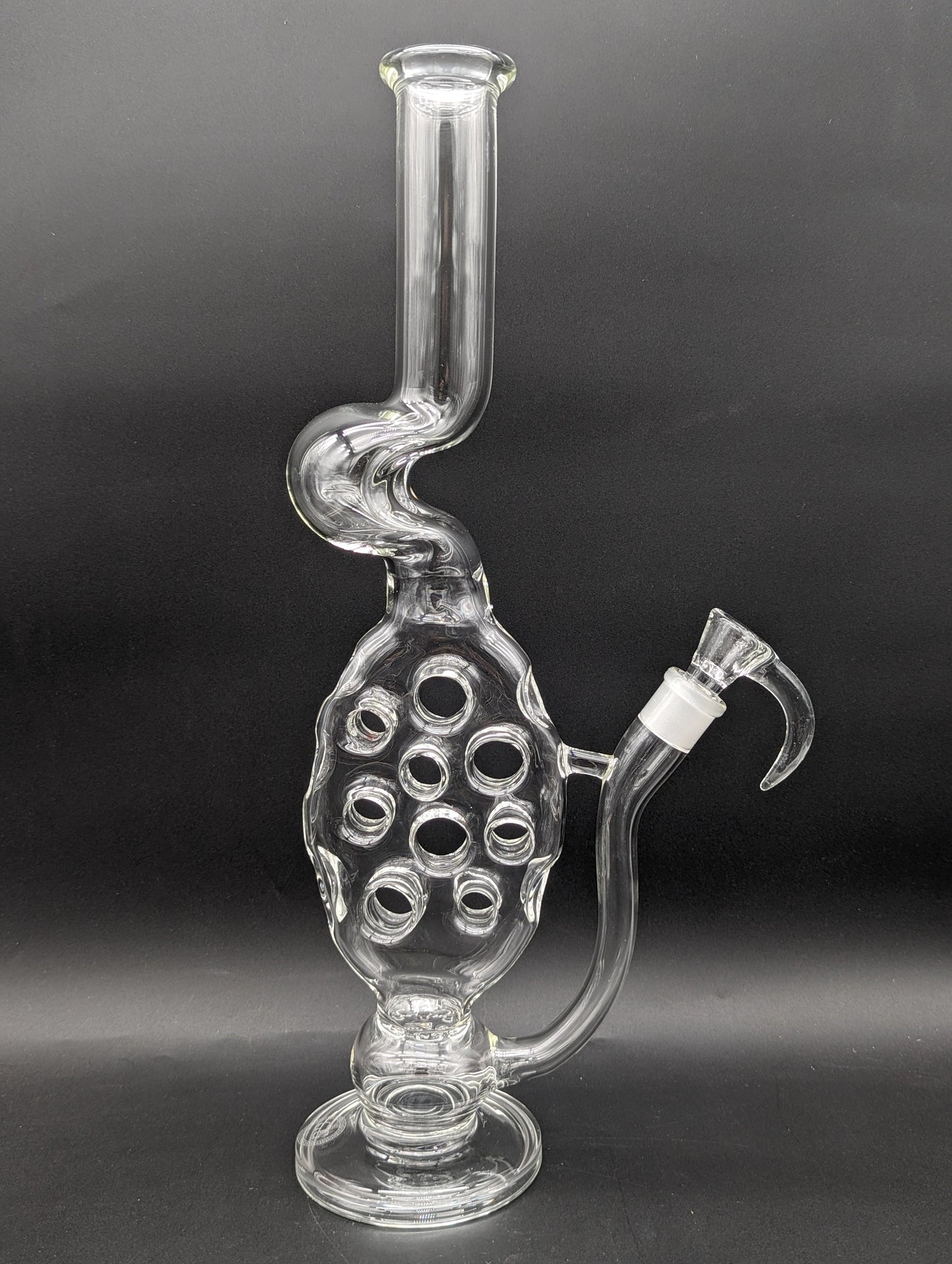 Greek Glass 18" Swiss Tube 2.0 - Side Feeder