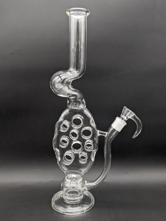 Greek Glass 18" Swiss Tube 2.0 - Side Feeder