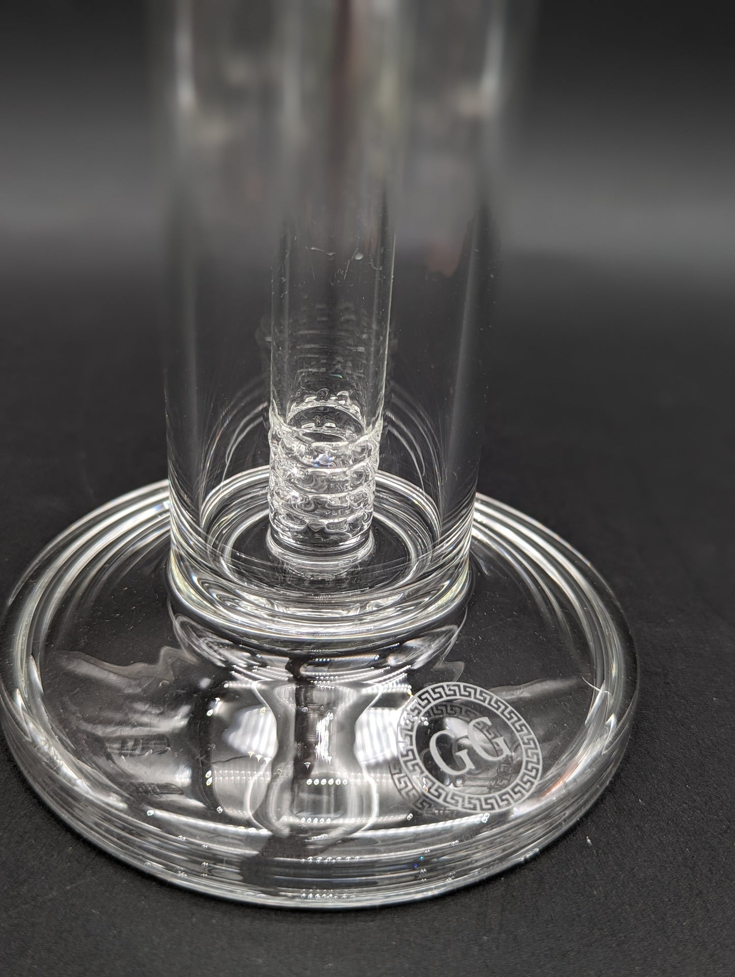 Greek Glass 360 Grid Perc Tube-Avernic Smoke Shop