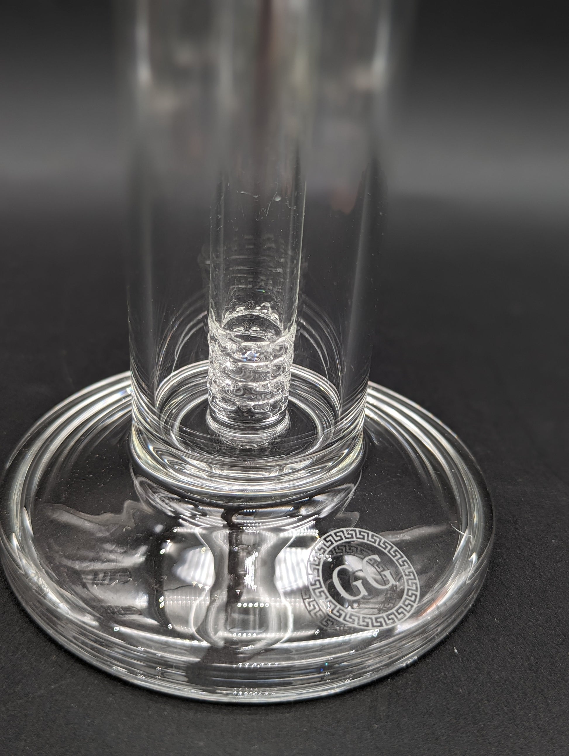 Greek Glass 360 Grid Perc Tube-Avernic Smoke Shop