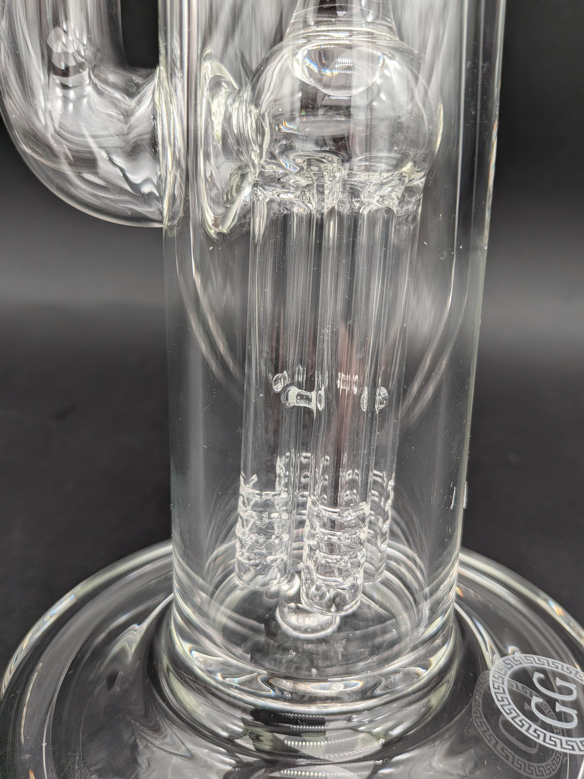 Greek Glass 4-Arm Tree Tube 16"-Avernic Smoke Shop
