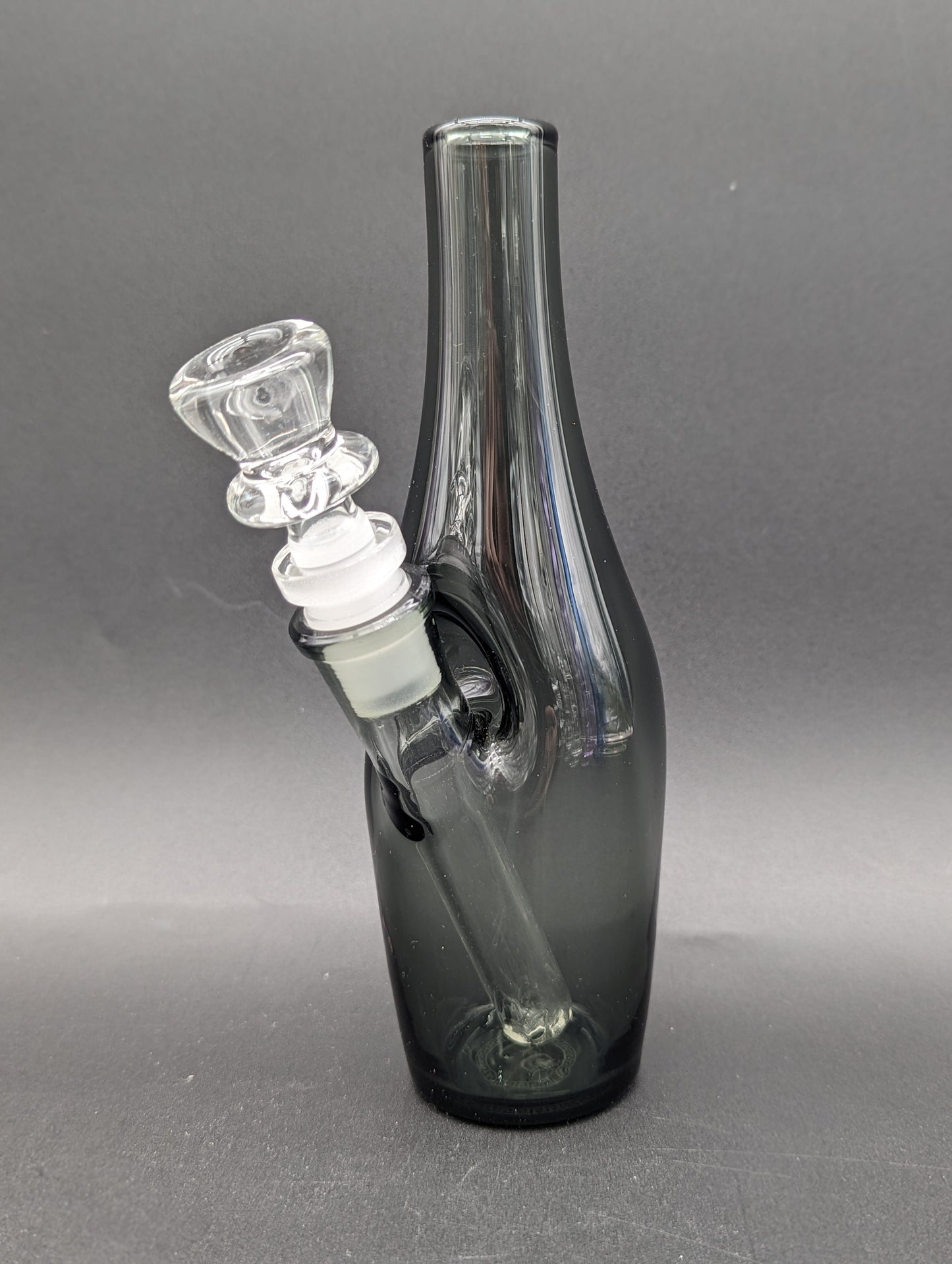 Greek Glass 7" Saki Bottle Bong