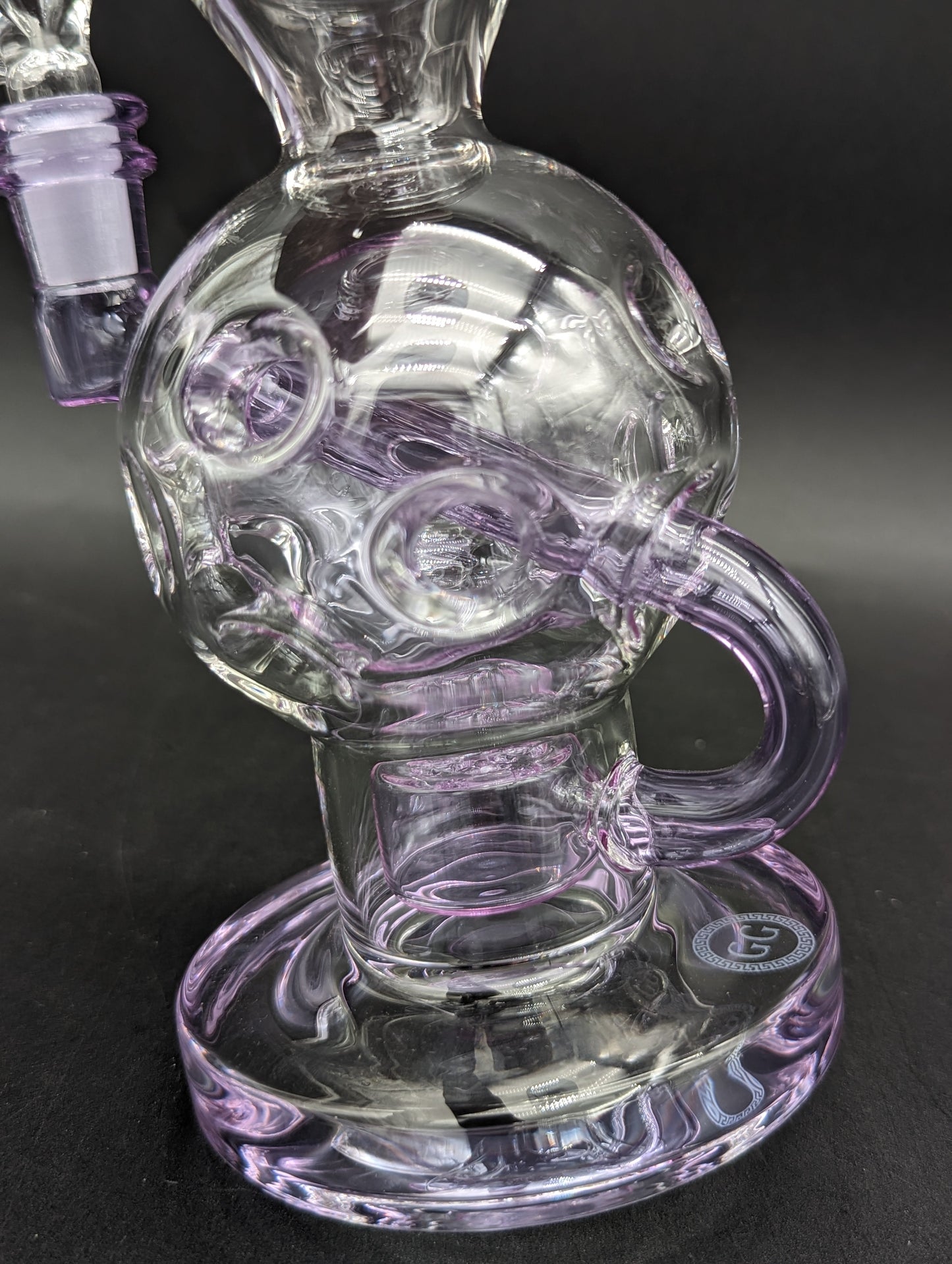 Greek Glass Exo Ball Dab Rig-Avernic Smoke Shop