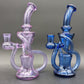 Greek Glass Floating Recycler Dab Rig-Avernic Smoke Shop
