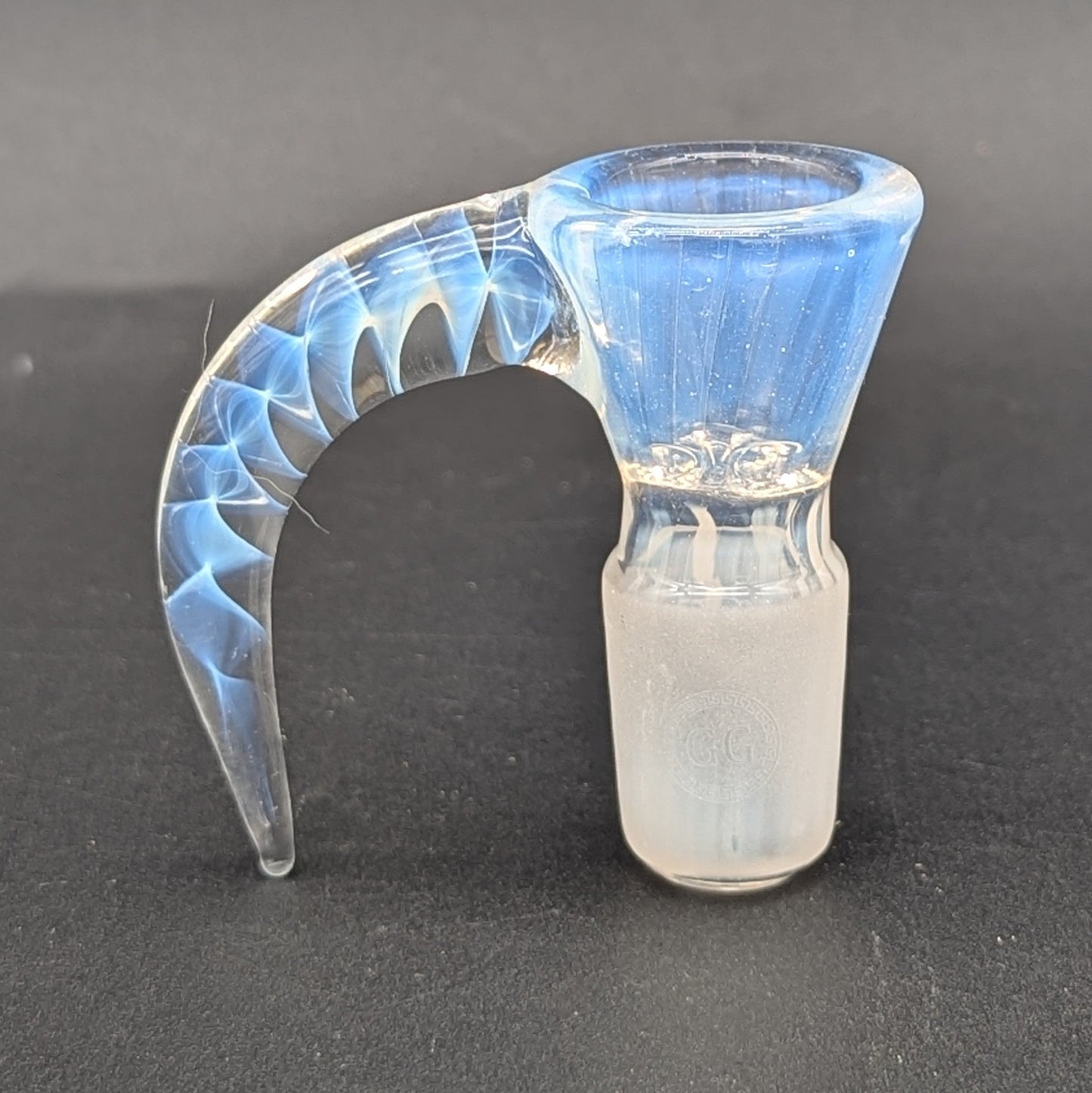 Greek Glass Full Color 18mm 4 Hole Slide