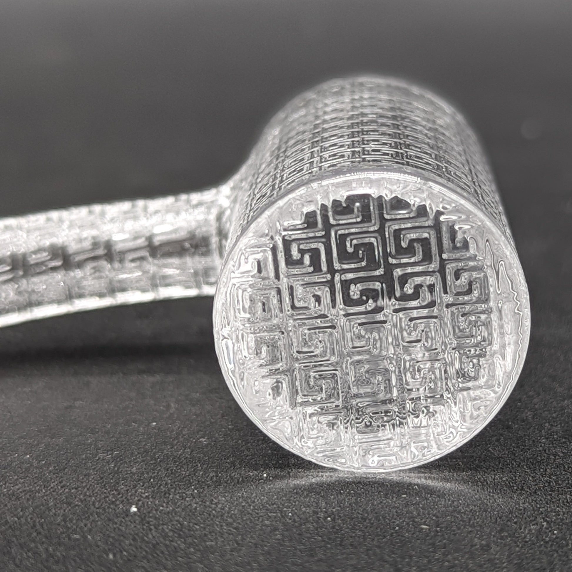 Greek Glass HQ Deep Etched Banger 10mm-Avernic Smoke Shop