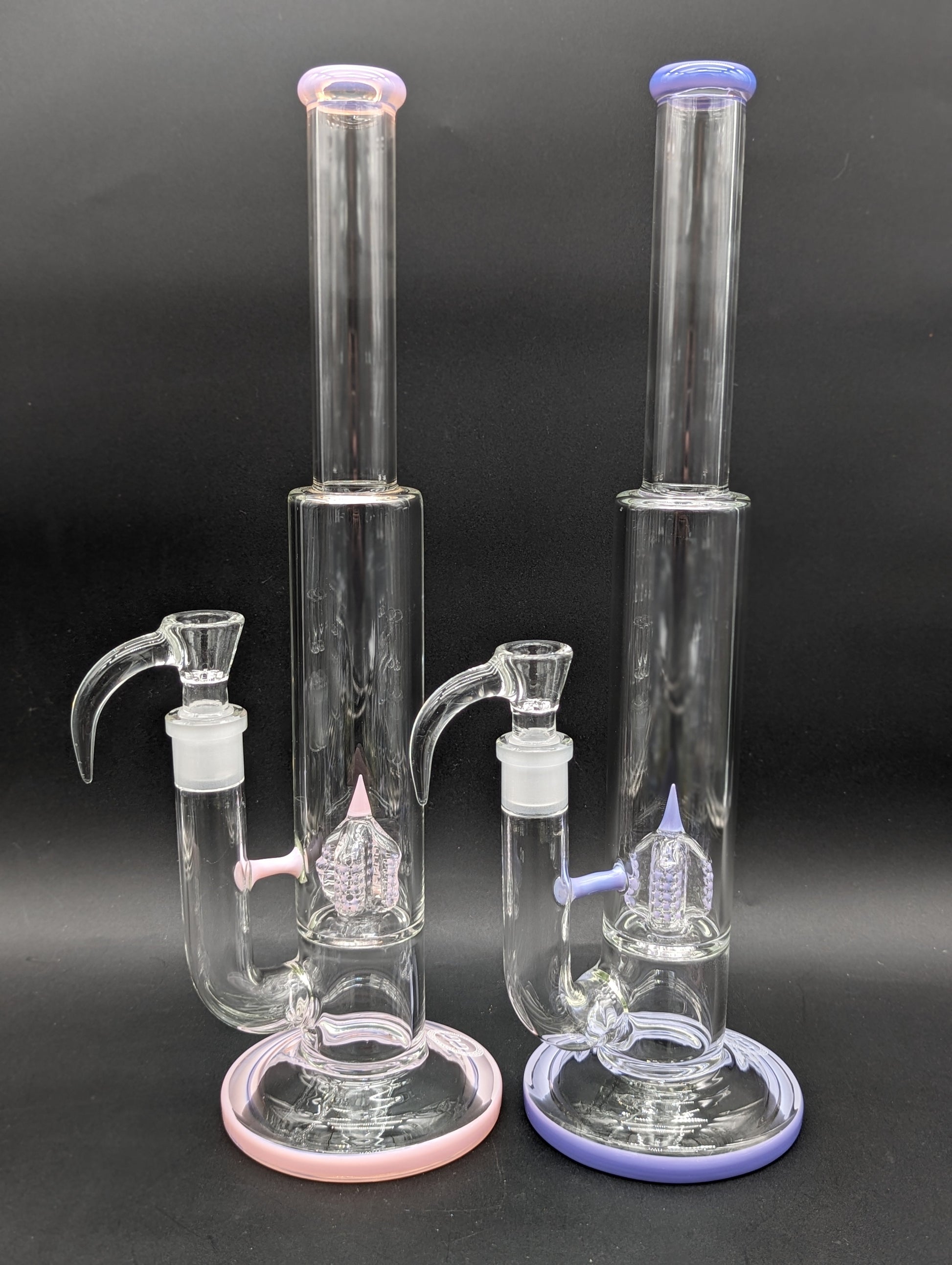 Greek Glass Inverted 4 Tube Bong-Avernic Smoke Shop