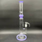 Greek Glass Kingstem Perc w/ Splash Guard-Avernic Smoke Shop