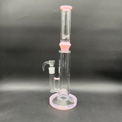 Greek Glass Kingstem Perc w/ Splash Guard-Avernic Smoke Shop