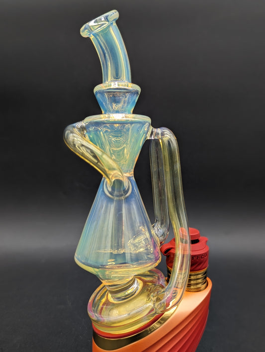 Greek Glass Puffco Peak Recycler Attachment-Avernic Smoke Shop