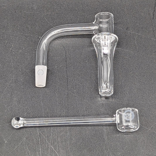 Greek Glass Quartz Terp Feeder Set 14mm-Avernic Smoke Shop