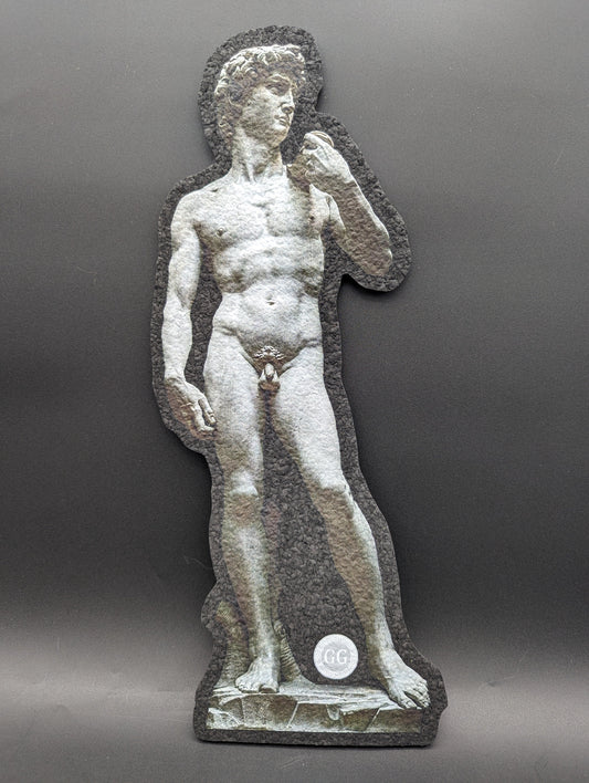 Greek Glass Statue of David Mood Mat