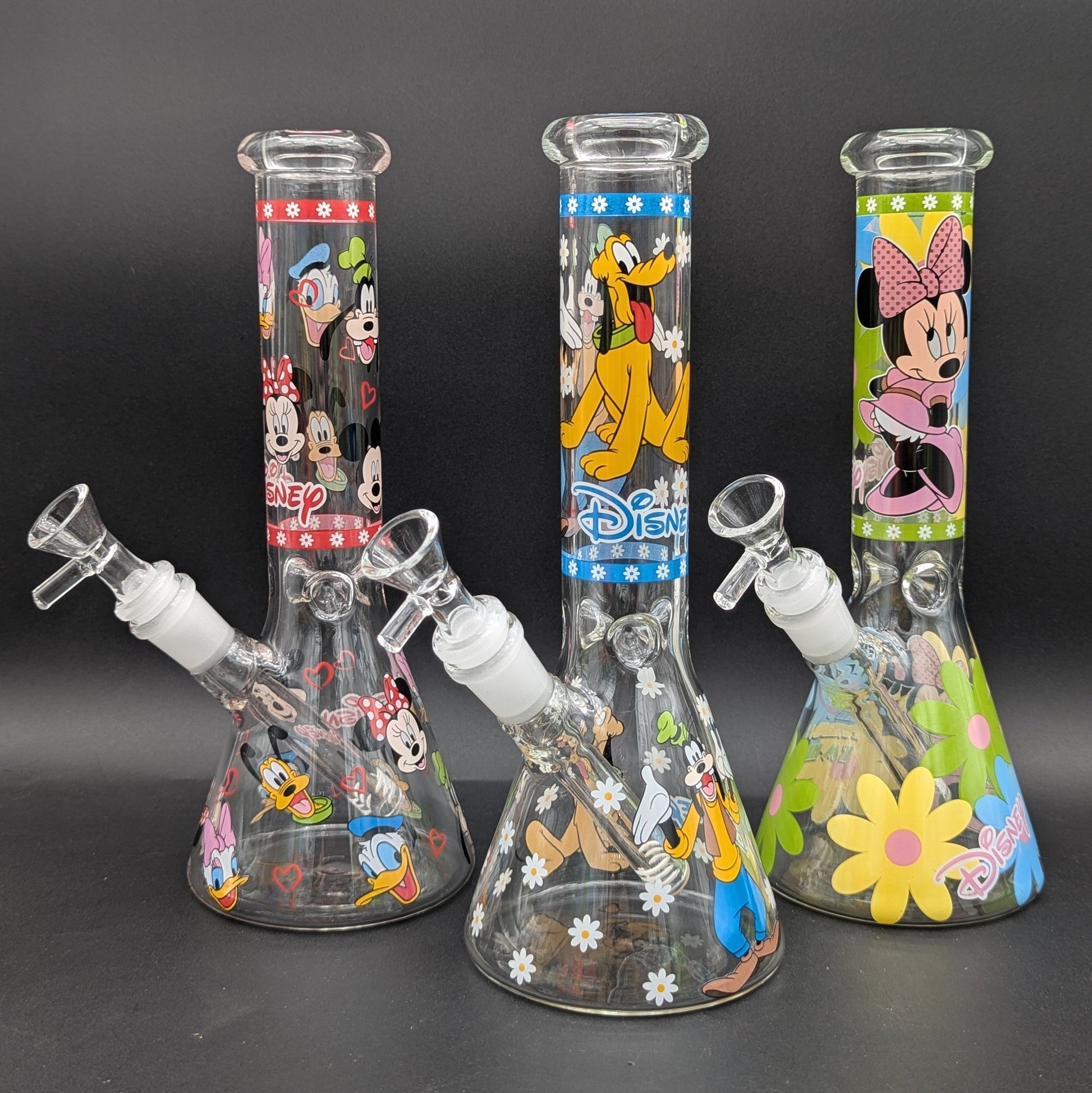 Happy Animal Cartoon Beaker Bongs 10"-Avernic Smoke Shop