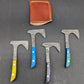 Hatchet Scythe Damascus Steel Dab Tool 3.5"-Avernic Smoke Shop