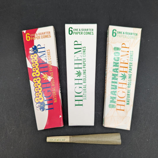 High Hemp Rolling Paper Cones-Avernic Smoke Shop