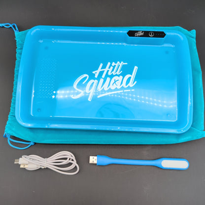 Hitt Squad Light-Up Rolling Tray-Avernic Smoke Shop