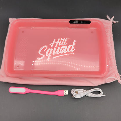 Hitt Squad Light-Up Rolling Tray-Avernic Smoke Shop