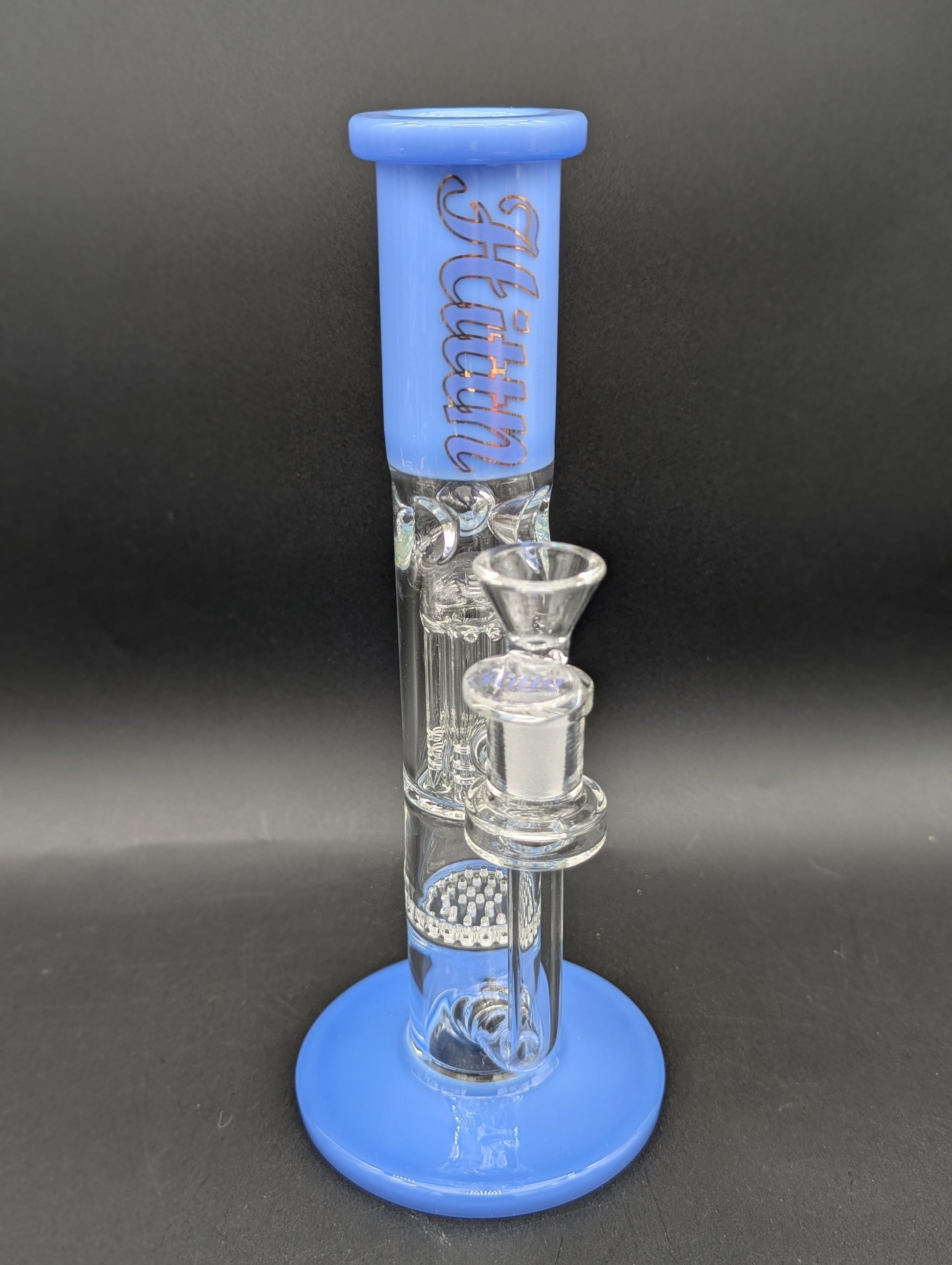 Hittin Glass 10" Honeycomb Tree Straight Tube-Avernic Smoke Shop