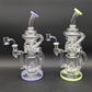 Hittin Glass 11" Swiss Cup Recycler Dab Rig-Avernic Smoke Shop