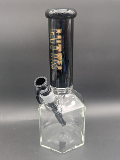 Hittin Glass Hexagon Beaker Bong-Avernic Smoke Shop