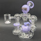 Hittn Glass 6" Double Bubble Recycler Dab Rig-Avernic Smoke Shop