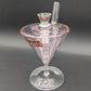Hittn Glass 6" Martini Glass Bubbler-Avernic Smoke Shop