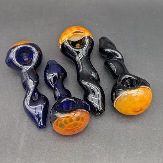 Honeycomb Helix Hand Pipes