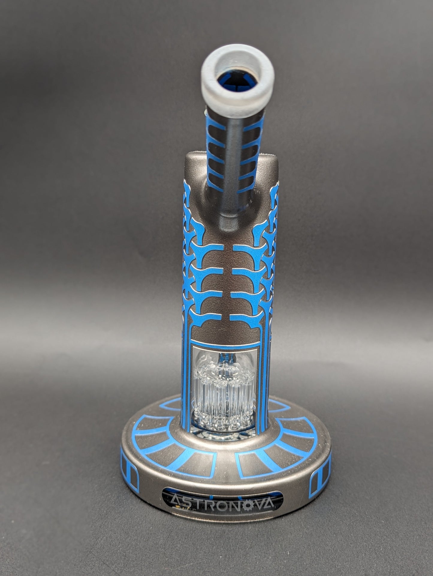 Asteroid Glass - Ionic Armor 9″ Water Pipe-Avernic Smoke Shop