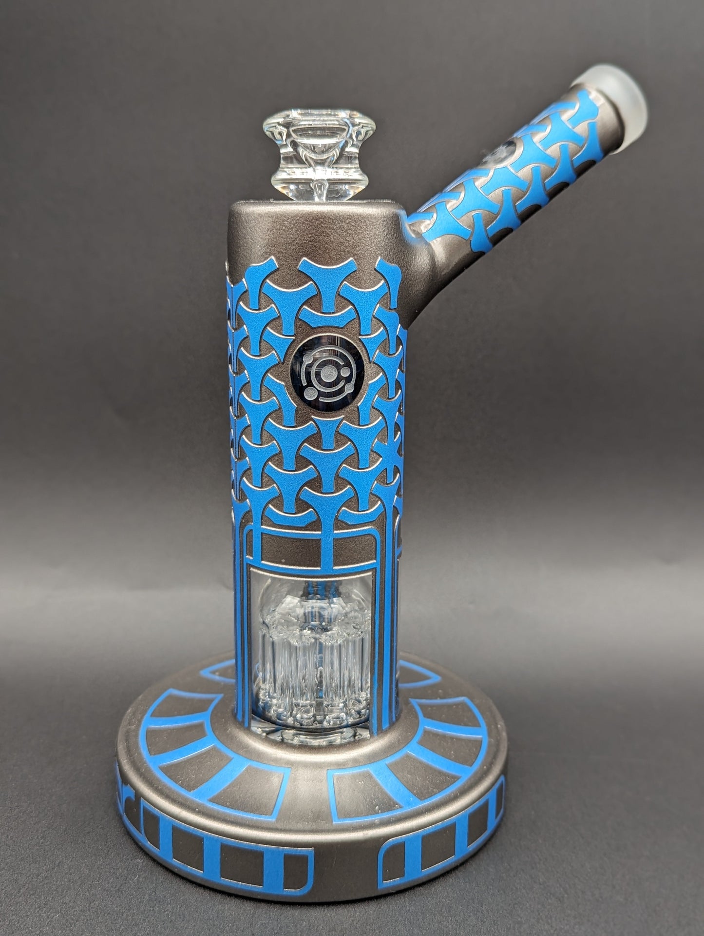 Asteroid Glass - Ionic Armor 9″ Water Pipe-Avernic Smoke Shop