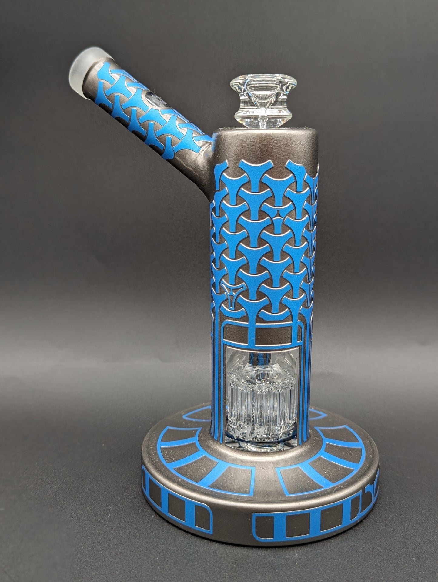 Asteroid Glass - Ionic Armor 9″ Water Pipe-Avernic Smoke Shop