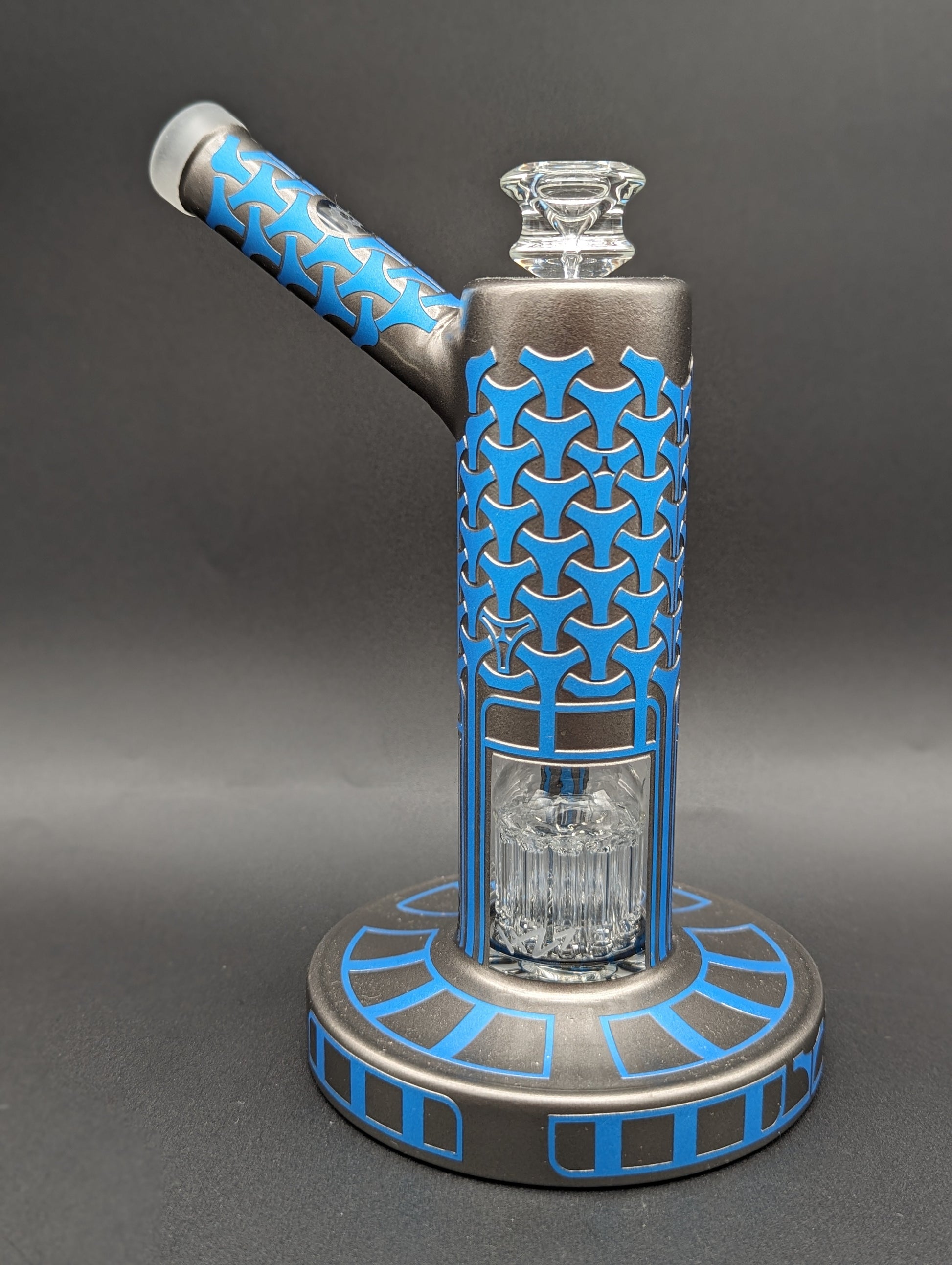 Asteroid Glass - Ionic Armor 9″ Water Pipe-Avernic Smoke Shop
