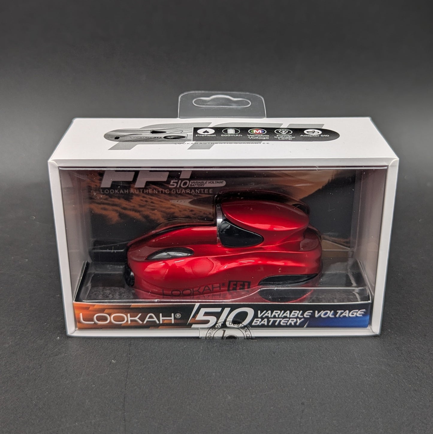 Lookah FF1 Racecar Variable Voltage 510 Vape Battery | 500mAh
