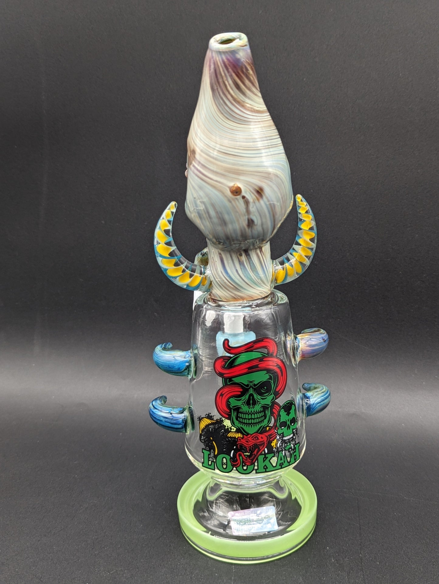 Lookah Glass - 11" Dry Bones High Grade Water Pipe