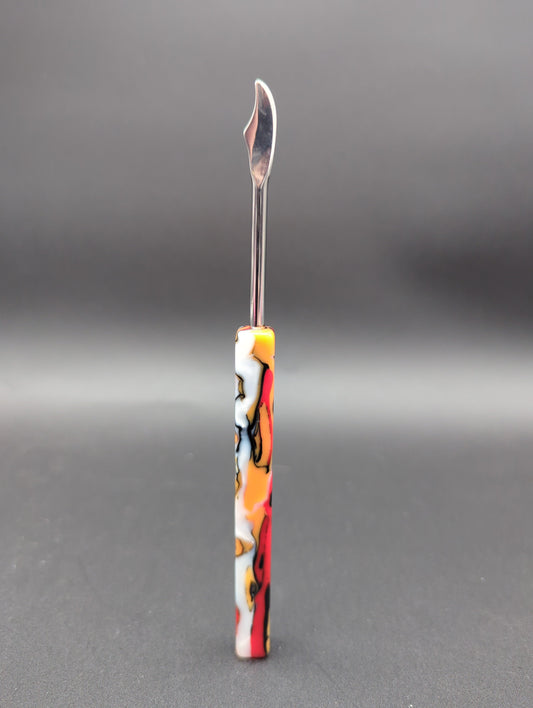 Marbled Resin Dab Tool w/ Metal Tip