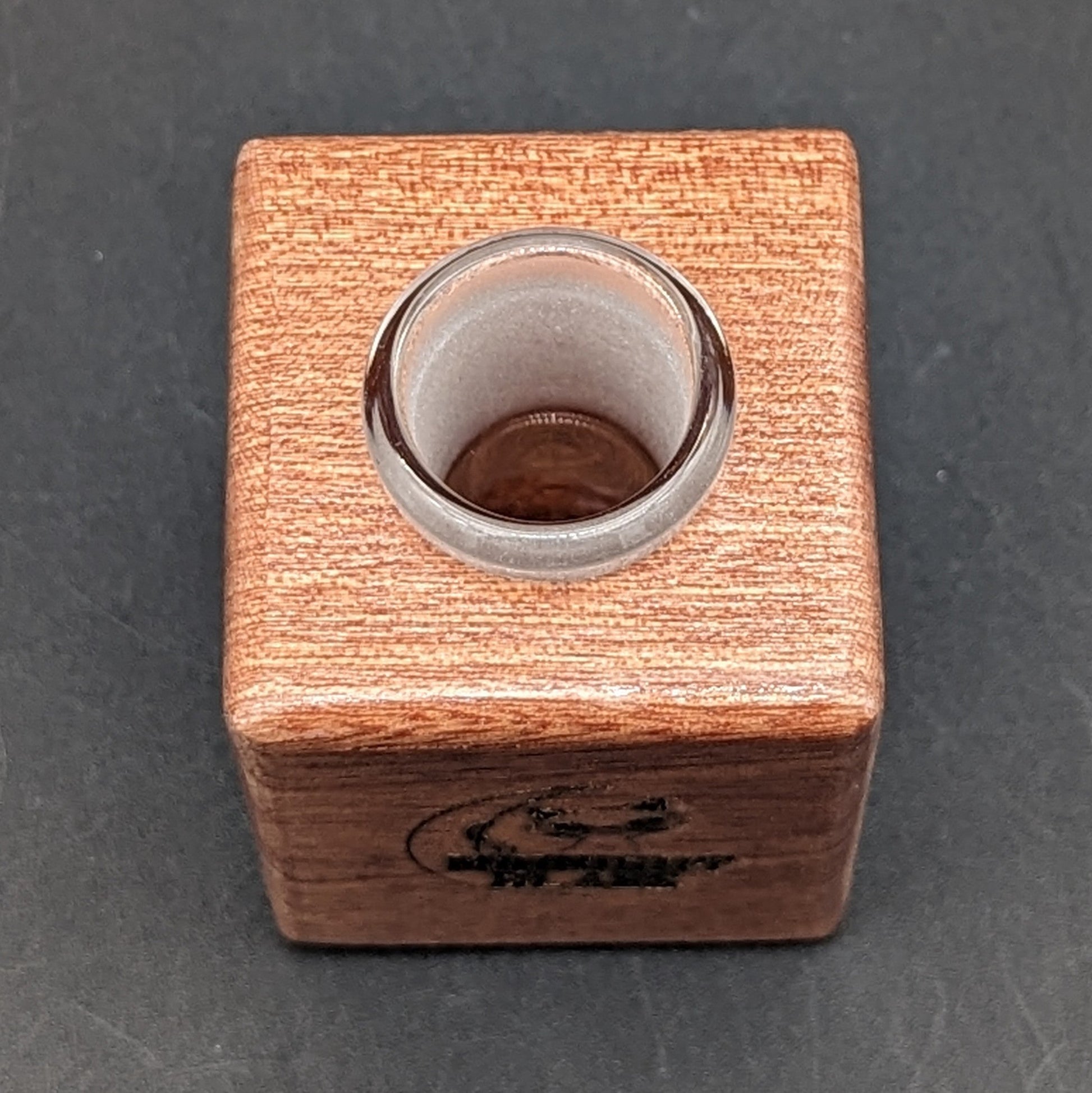 Midnight Glass - 1 Piece Wooden 18mm Slide Holders-Avernic Smoke Shop